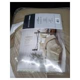 King 7pc Kelan Printed Seersucker Comforter Set Taupe