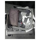 Baby Delight Go With Me Alpine - Deluxe Portable Bouncer in Charcoal Tweed - For Use 0-6 Months or up to 20lbs