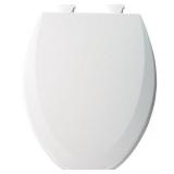 Bemis 1500EC390 Elongated Closed Front Toilet Seat with Cover,Cotton White