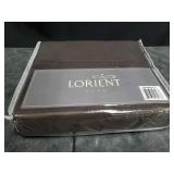 3 PC TWIN SHEET SET MICROFIBER SOLID CHOCOLATE -SERIES 1400-