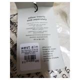 West Elm Handcrafted Pillow Cover 20x11.5"