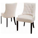 Cheney Contemporary Tufted Dining Chairs Set Of 2 Beige