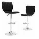 Pollzen Signature Design Tall UPH Swivel Barstool Set Of 2 Black