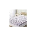 Best Price Mattress 3 Inch 5-Zone Memory Foam Mattress Topper Soothing Lavender, Queen