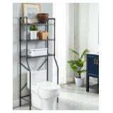 Furniture Of America 3 Layer Bathroom Sundries Stand, Sand Black And Light Pure Copper