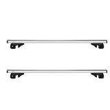 Amazon Basics Universal Cross Rail Roof Rack, 52 inches,Pack of 2