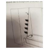 Zenna Home Corner Shower 3 Tier Shelf, White