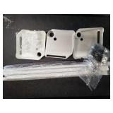 Zenna Home Corner Shower 3 Tier Shelf, White