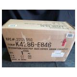 Homepop Leatherette Square Tufted Backless Counter Height Stool 24-inch Chocolate