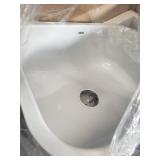 KRAUS Pintura 23-inch 16 Gauge Undermount Single Bowl Enameled Steel Kitchen Sink in White