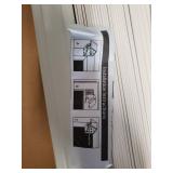 2" Cordless Faux Wood Blinds, White, 35"x60"