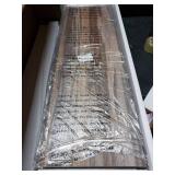 O&K Furniture 3 Tier Vintage Brown Bookcase