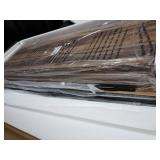 O&K Furniture 3 Tier Vintage Brown Bookcase