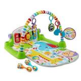 Fisher-Price Deluxe Kick & Play Piano Gym & Maracas