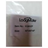 LodgMate Zippered Vinyl Mattress Cover 60x80x9"