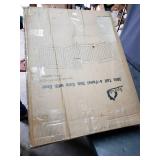 PAWLAND 96-inch Extra Wide 30-inches Tall Dog gate with Door Walk Through, Freestanding Wire Pet Gate for The House, Doorway, Stairs, Pet Puppy Safety Fence, Support Feet Included(Espresso)