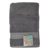 Charisma Luxury Bath Towel 100% Hygro Cotton Loops Extra Absorbent-Gunmetal Grey Set Of 2