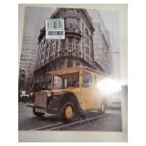 Vintage YellowTruck Photo Frame Black 24"x20"