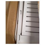 AOJEZOR Small Bathroom Shelf, White MDF