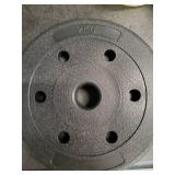 26KG Dumbell Set, Loadable Plates with Threaded Security Bars