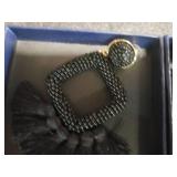 Uniqfavor Black Tailsman Earrings