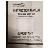 EasyBaby Black Retractable Safety Gate