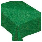 Vinyl Grass Print Table Cover