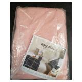 Amazon Basics, 3 Pcs Pink Towel, Hand Towel, Washcloth Bathroom Set