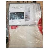 95"x50" Aruba Linen Blackout Curtain Panel Sour Cream - Threshold