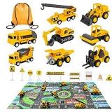 Meiba Toys Construction Vehicles Truck Toy Set Die-cast Mini Construction Set
