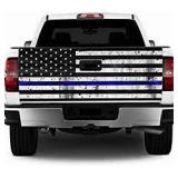 MightySins American Grunge Thin Blue Line Truck Decal Tailgate Wrap HD Graphics Professional Grade 3M Material