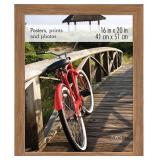 MCS 16"x20" Faux Walnut Frame