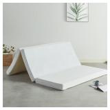 Best Price Mattress 4 Inch Trifold Memory Foam Mattress Pad Topper Queen