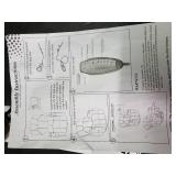 Homall Massage Recliner Chair Swivel Heating Leather Living Room Sofa- Retail:$539.99