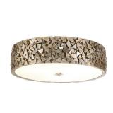 Mosaic 3-Light flushmount in Silver- Retail:$355.99