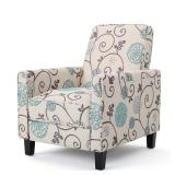 Darvis Floral Fabric Recliner Club Chair by Christopher Knight Home - Retail:$262.99