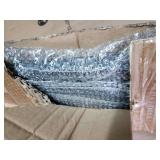 PHI VILLA 24"/30" High Square Barstool, Backless Metal Frame Leather Upholstered Bar Stool Chair, Black- Retail:$79.98