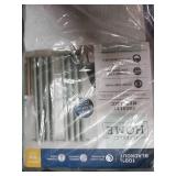 JC Penney Presley Metallic Curtain Panel Pair 108"