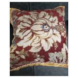 Croscill Arden 18" Decorative Pillow With Red Finish 2A0-590O0-9003/610