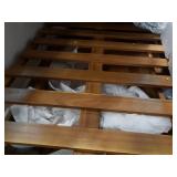 Burchett Outdoor Acacia Wood Loveseat with Table Set by Christopher Knight Home