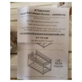 Max & Lily Twin over Twin Low Bunk Bed, White- Retail:$699.99