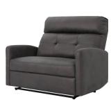 Halima Microfiber 2-Seater Recliner Club Chair by Christopher Knight Home - Retail:$596.49