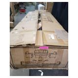 Ovios 5-Piece Outdoor High-back Wicker Sectional Set- Retail:$1,132.99