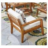 Grenada Outdoor Acacia Chair by Christopher Knight Home- R