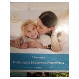 LINENSPA LS0PKKMP Premium Mattress Protector, Vinyl Free - King