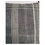 Woven Plaid Square Throw Pillow Blue - Threshold designed w/ Studio McGee