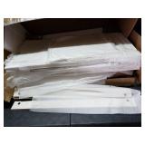 Lydia Linen Hamper in White- Retail:$189.99