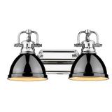 Duncan 2 Light Bath Vanity - 16.5"x8.5"- Retail:$143.19