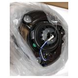 Industrial 36-inch Black 3-Blade Ceiling Fan with Light Kit - 36-in- Retail:$169.99