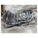 Industrial 36-inch Black 3-Blade Ceiling Fan with Light Kit - 36-in- Retail:$169.99